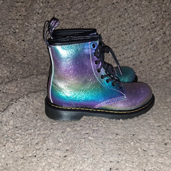 Dr. Martens/Doc Unisex-1460 Y-Iridescent Hologram Booties-Sz 36-NWOB - Picture 5 of 8